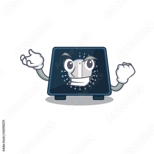 Wallpaper Mural A funny cartoon design concept of kitchen timer with happy face Torontodigital.ca