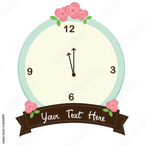clock banner