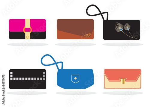woman's clutch collection