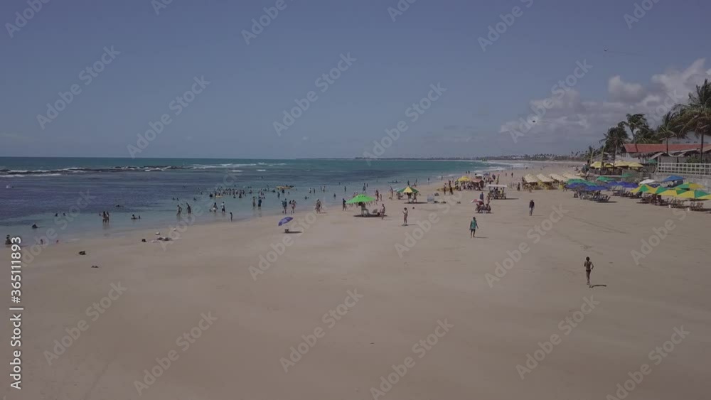 Imagem Aérea de Porto de Galinhas, Praia do Cupe, município de Ipojuca no estado de Pernambuco, no formato D-Log Imagem Aérea de Porto de Galinhas, Praia do Cupe, município de Ipojuca no estado de Pernambuco, no formato D-Log