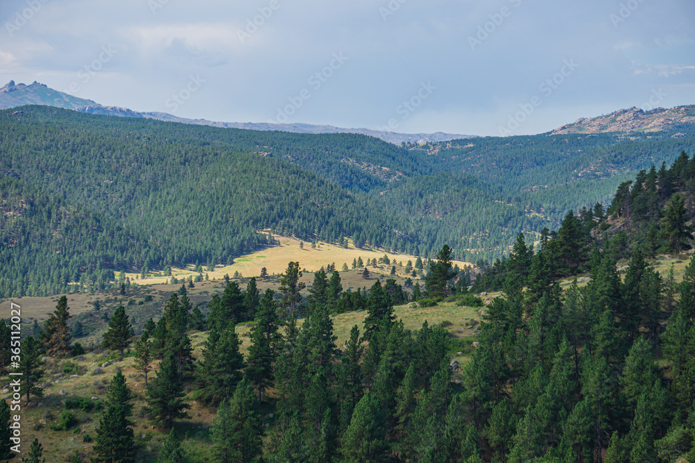 mountain landscape in Wyoming