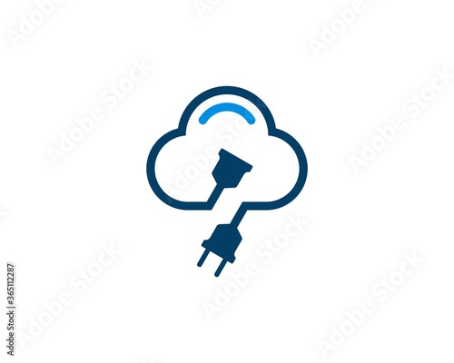 Cable and jack form a cloud