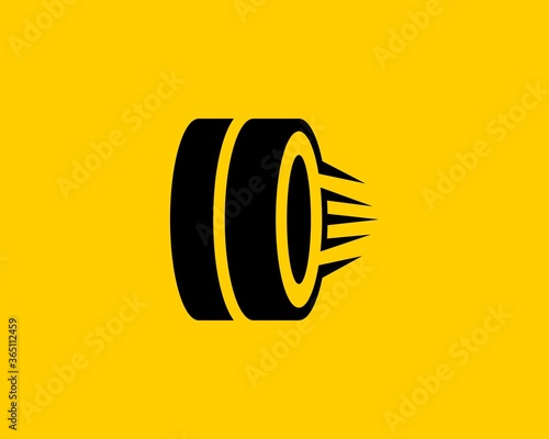 Fast wheel in black colors