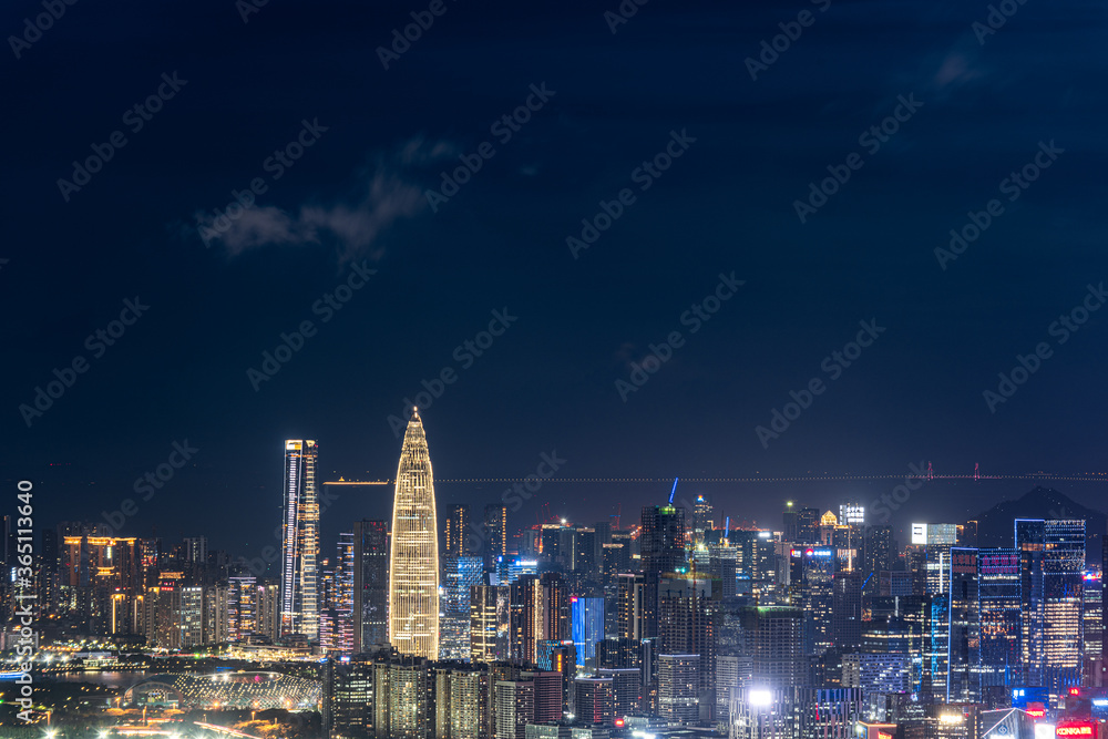 Obraz premium Shenzhen Houhai Financial District