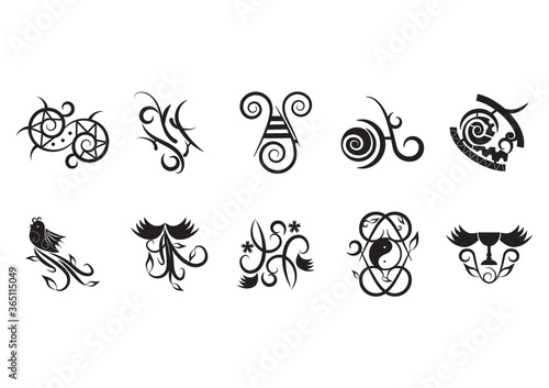 collection of tattoos