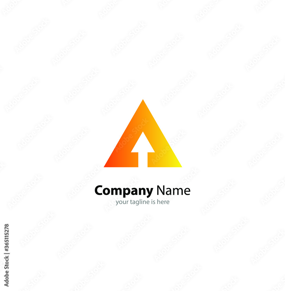 the simple modern logo of letter A with white background the simple modern logo of letter A with white background