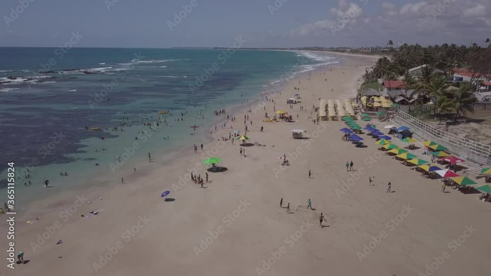 Imagem Aérea de Porto de Galinhas, município de Ipojuca no estado de Pernambuco, no formato D-Log Imagem Aérea de Porto de Galinhas, município de Ipojuca no estado de Pernambuco, no formato D-Log