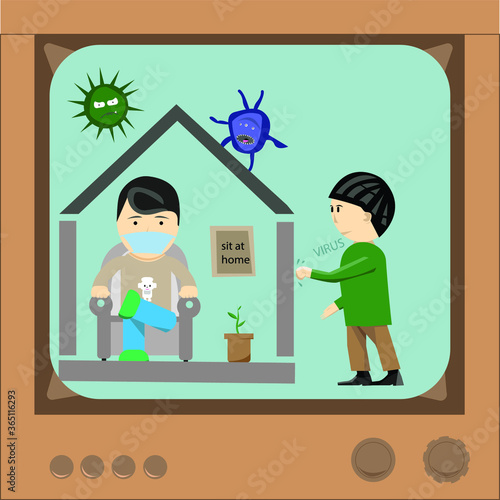 observe quarantine at home! My home is my castle!