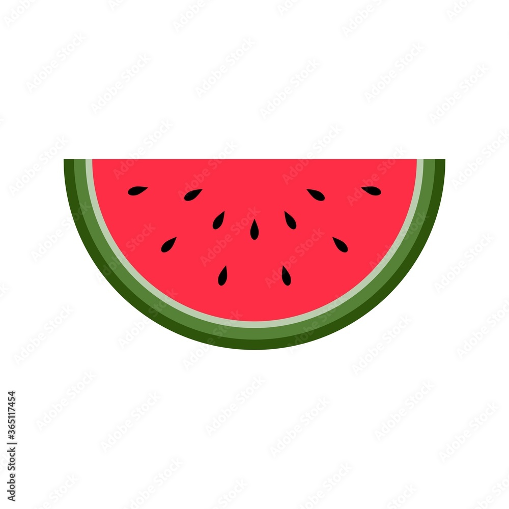 Fresh Watermelon Vector Isolated on white background Fresh Watermelon Vector Isolated on white background