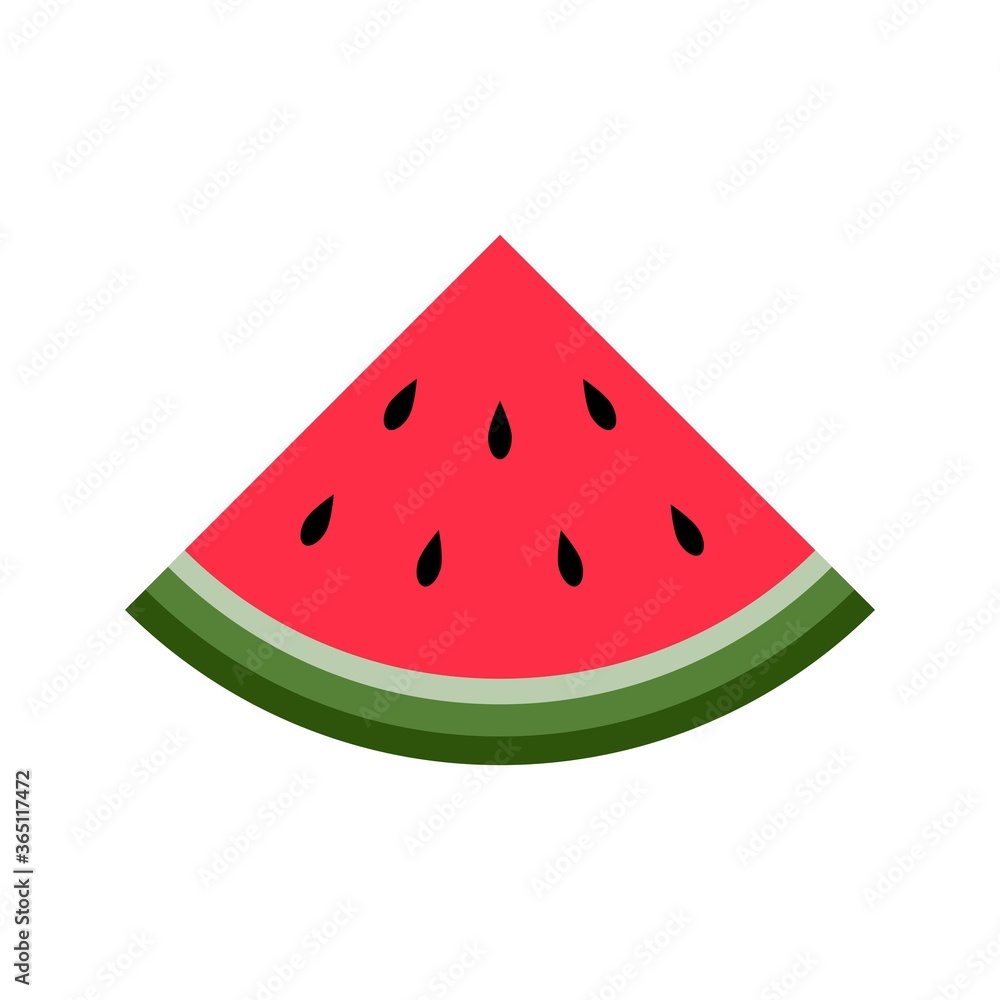 Fresh Watermelon Vector Isolated on white background Fresh Watermelon Vector Isolated on white background