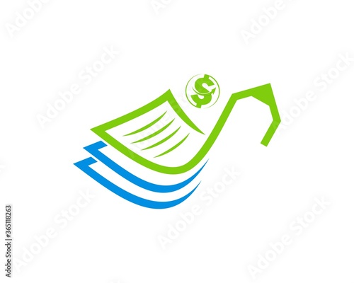 Accounting finance profit company logo
