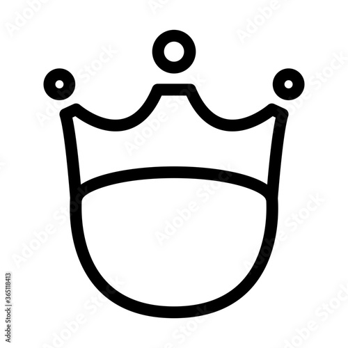 King and crown icon