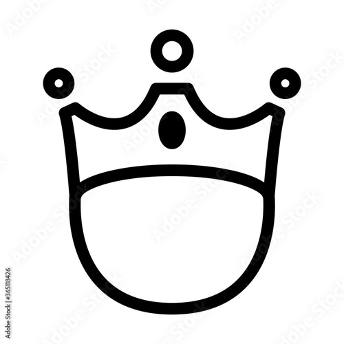 King and crown icon
