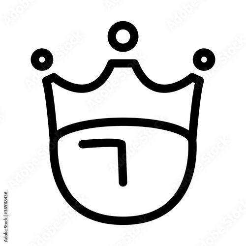 King and crown icon