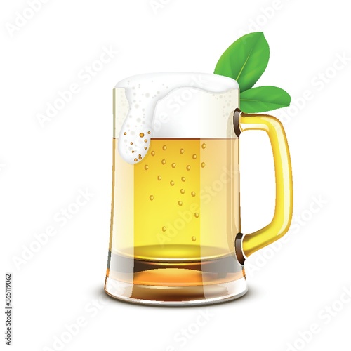 beer in a mug