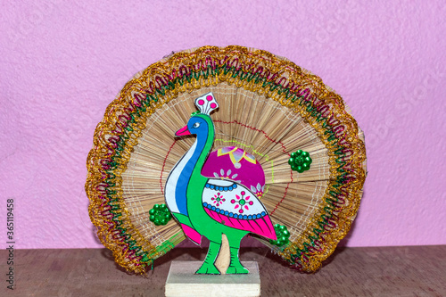 Beautiful and colorful Indian handicraft for home decoration