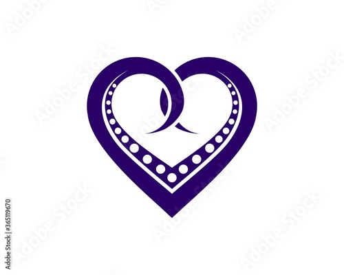 Tentacle form a love shape