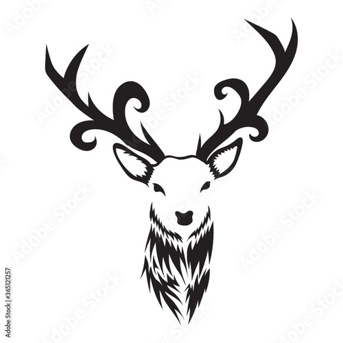 reindeer tattoo design