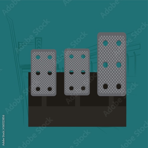 car pedals