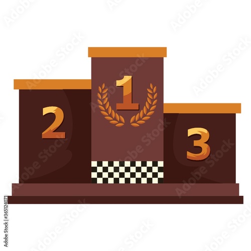 winners podium