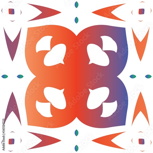 Antique ornate tiles talavera mexico.