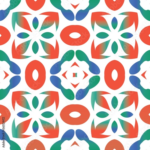 Antique ornate tiles talavera mexico.