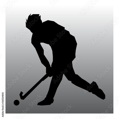 hockey player in action
