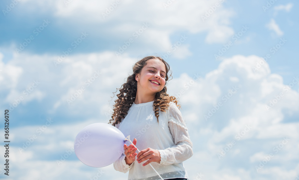 Party Elements. small girl with party balloon. summer holidays and vacation. childhood happiness. feeling free and carefree. little kid in spring holiday. cheerful child have fun. happy birthday party Party Elements. small girl with party balloon. summer holidays and vacation. childhood happiness. feeling free and carefree. little kid in spring holiday. cheerful child have fun. happy birthday party