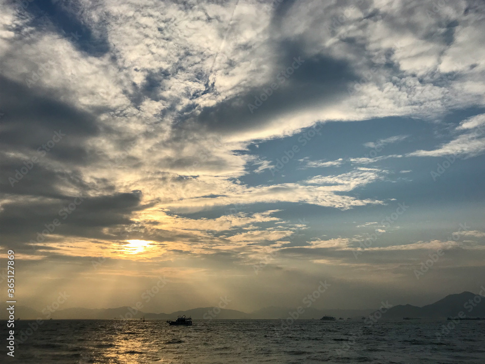 Sunset Skyscape, Hong Kong Sunset Skyscape, Hong Kong