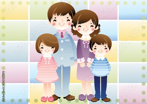 happy family portrait