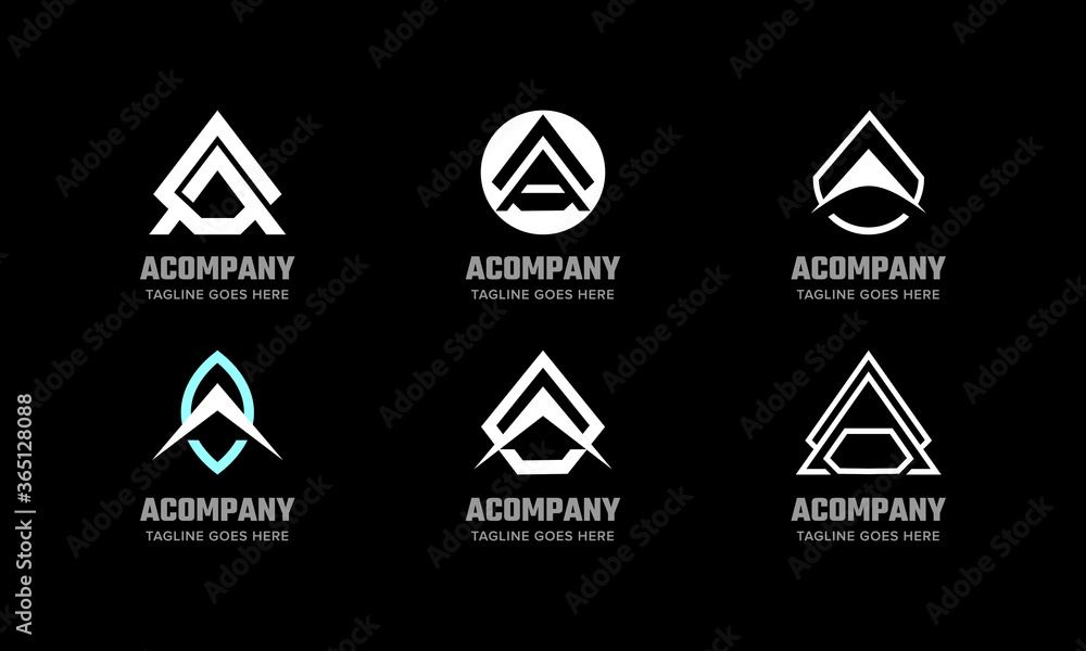 Abstract Letter A Logo Vector Abstract Letter A Logo Vector