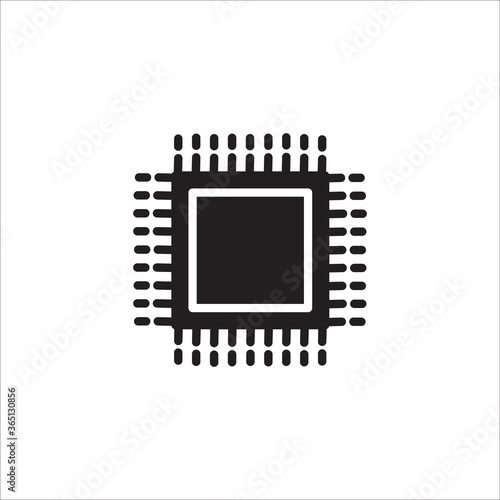 Chip processor icon