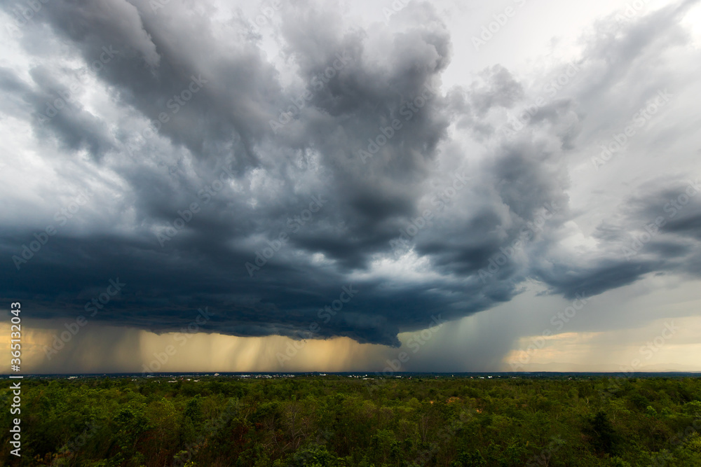 thunder storm sky Rain clouds