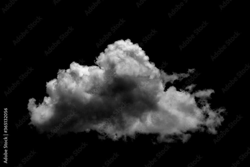 clouds white for design on isolated elements black background. clouds white for design on isolated elements black background.
