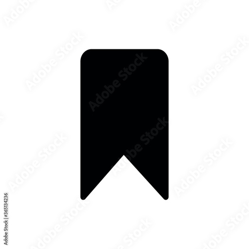 Bookmark icon vector logo template flat style