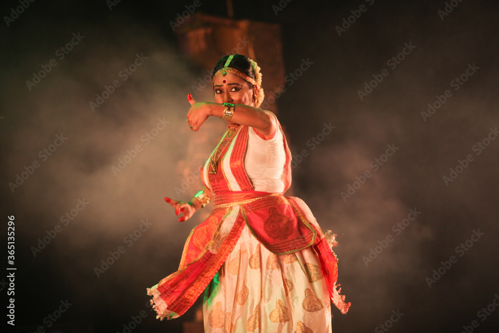 A beautiful sattriya dancer A beautiful sattriya dancer