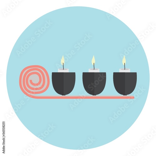 burning candles