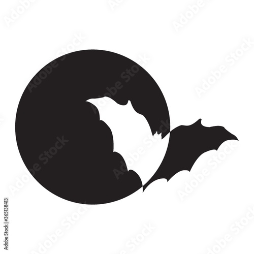 silhouette of bat