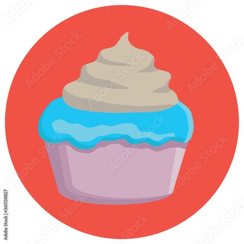 cream cupcake