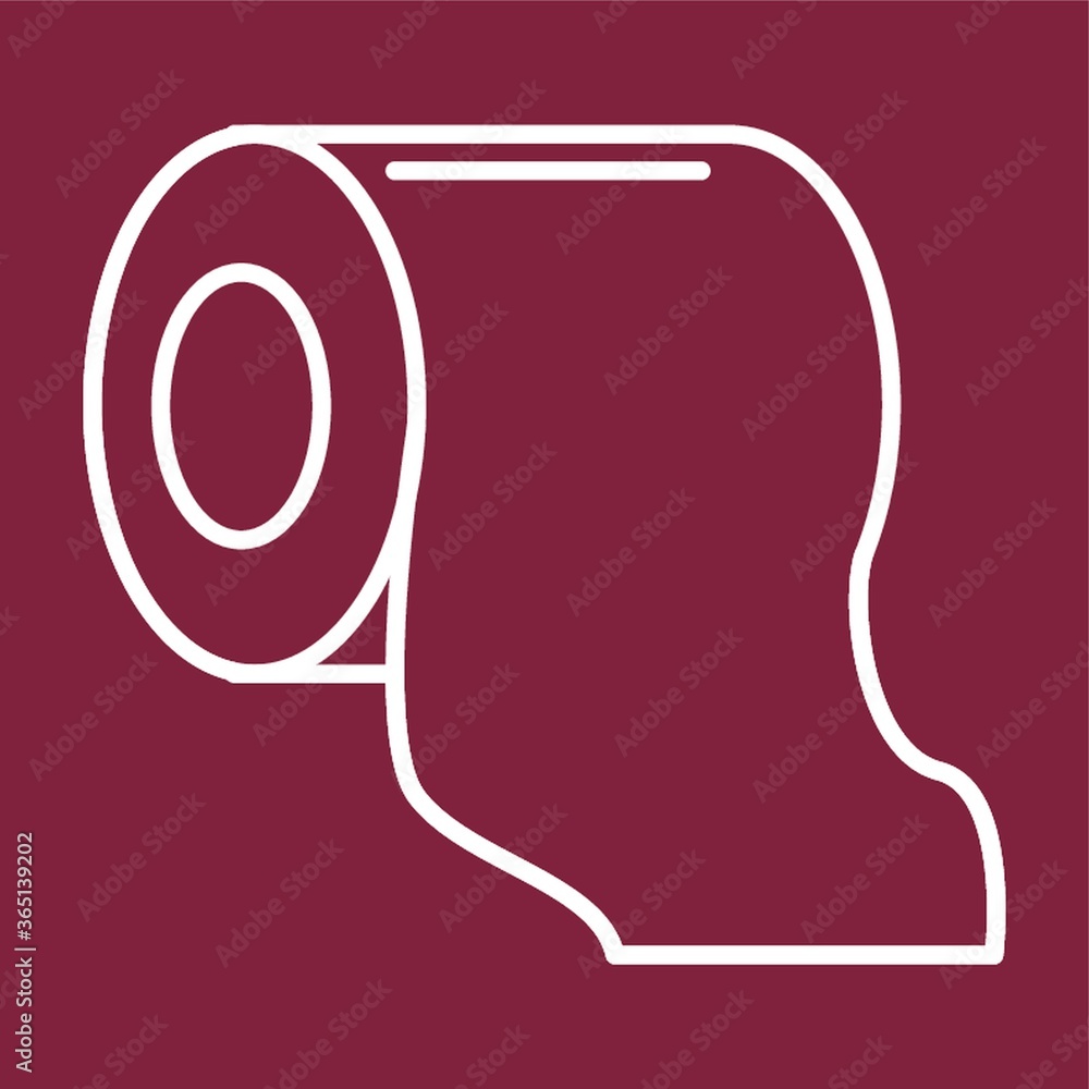 Fototapeta premium toilet paper roll