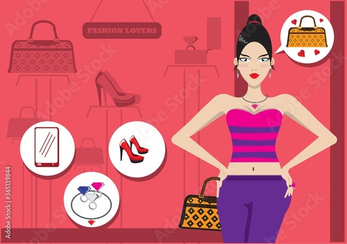 woman fashion accessories
