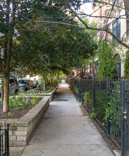 urban neighborhood in Chicago, Illinois