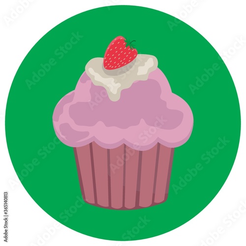 strawberry cupcake