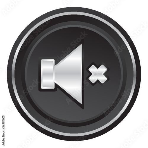mute volume web button