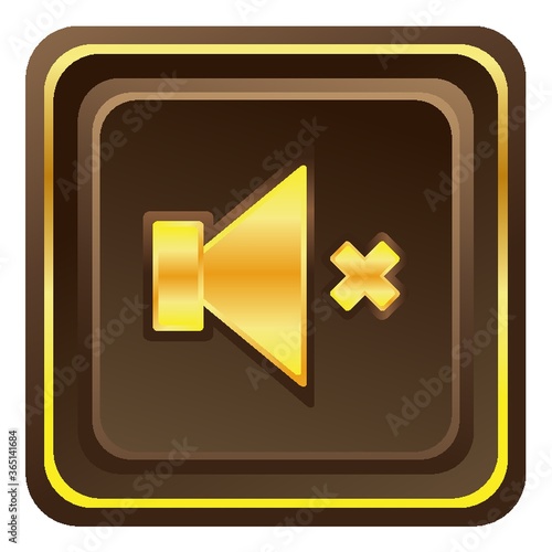 mute volume web button