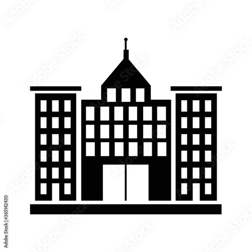 silhouette of building