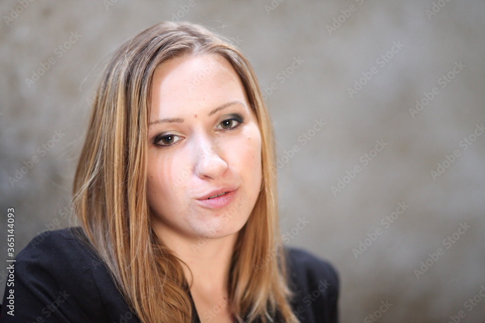 Young beautiful emotional actress Young beautiful emotional actress