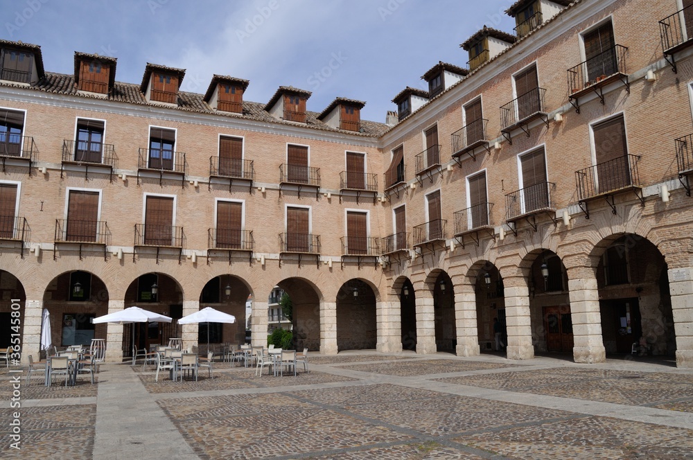 Plaza Mayor de Ocaña en Toledo, Castilla la Mancha