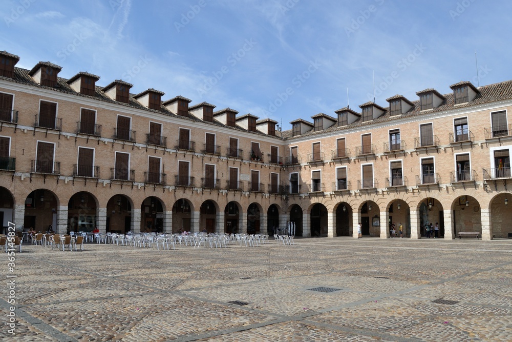 Plaza Mayor de Ocaña en Toledo, Castilla la Mancha