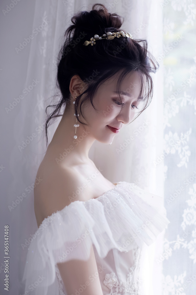 Beautiful asian bride